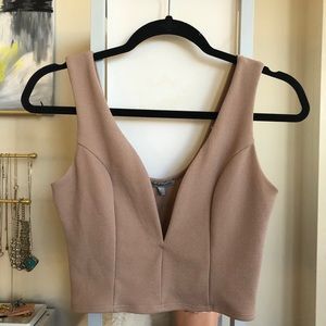 Charlotte Russe | Nude Crop Top
